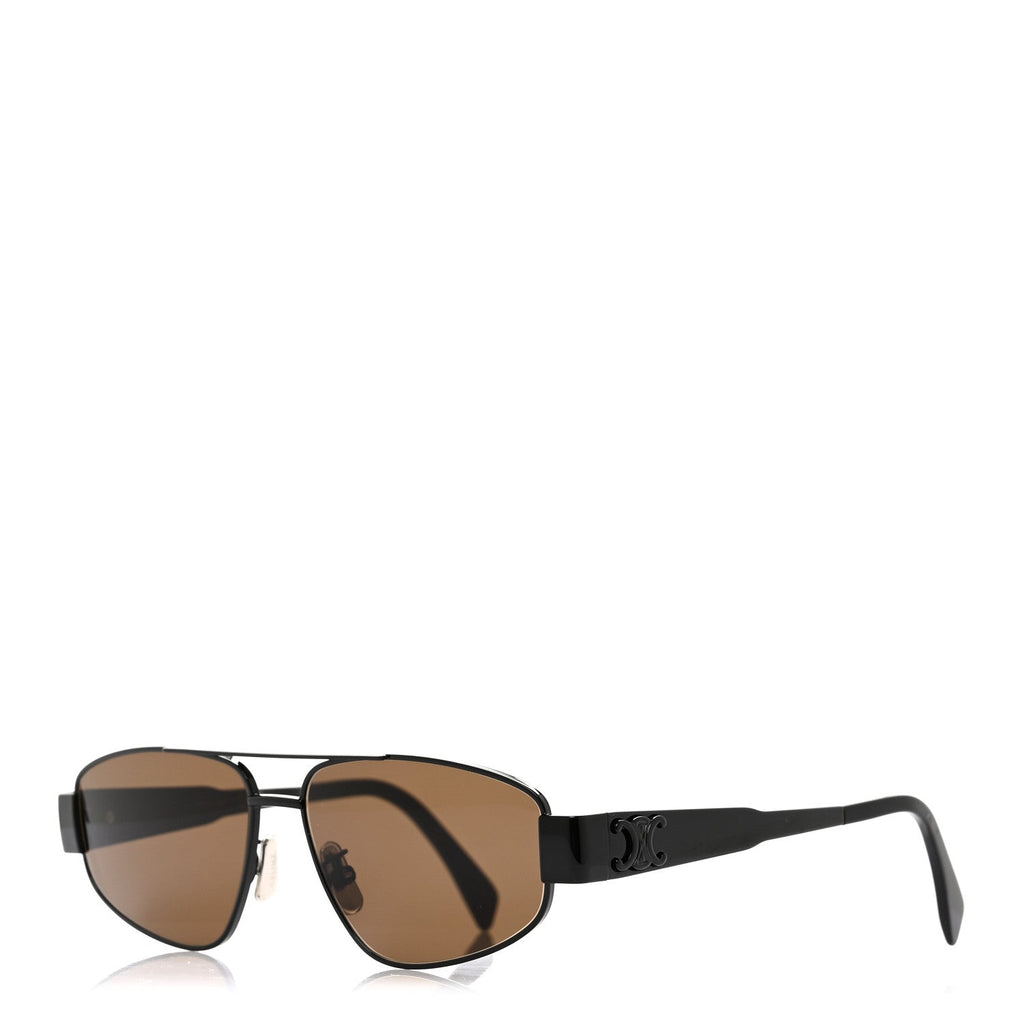 Celine Aviator Sunglasses — Black
