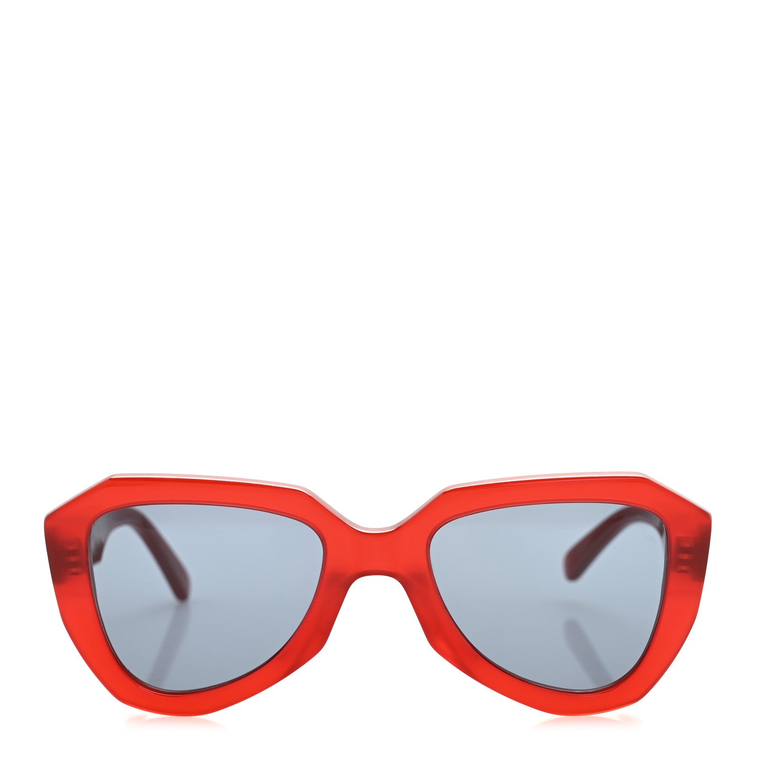 Celine Cat-Eye Sunglasses — Red