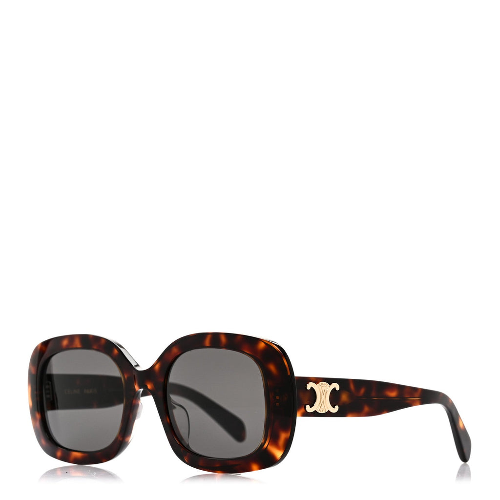 Celine Square Sunglasses — Tortoise