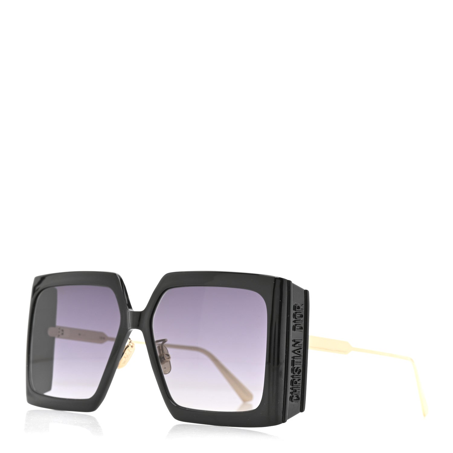 Dior Square Sunglasses — Black