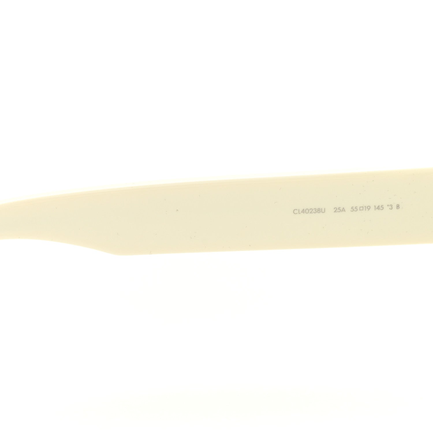 Celine Oval Sunglasses — White