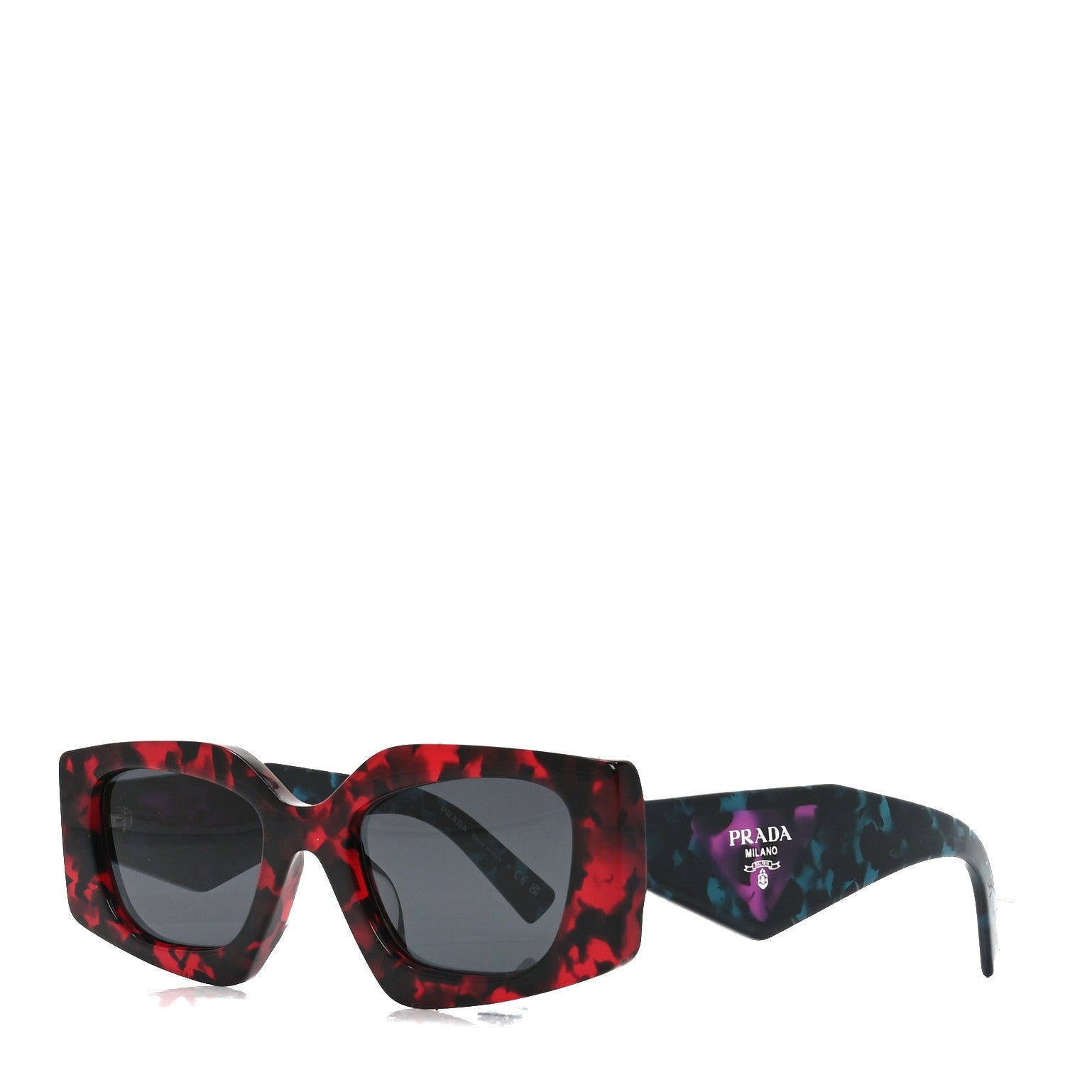 Prada Square Sunglasses — Tortoise SPR 15Y