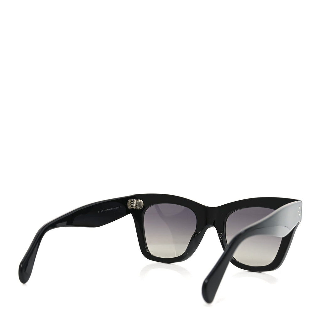 Celine Square Sunglasses — Black