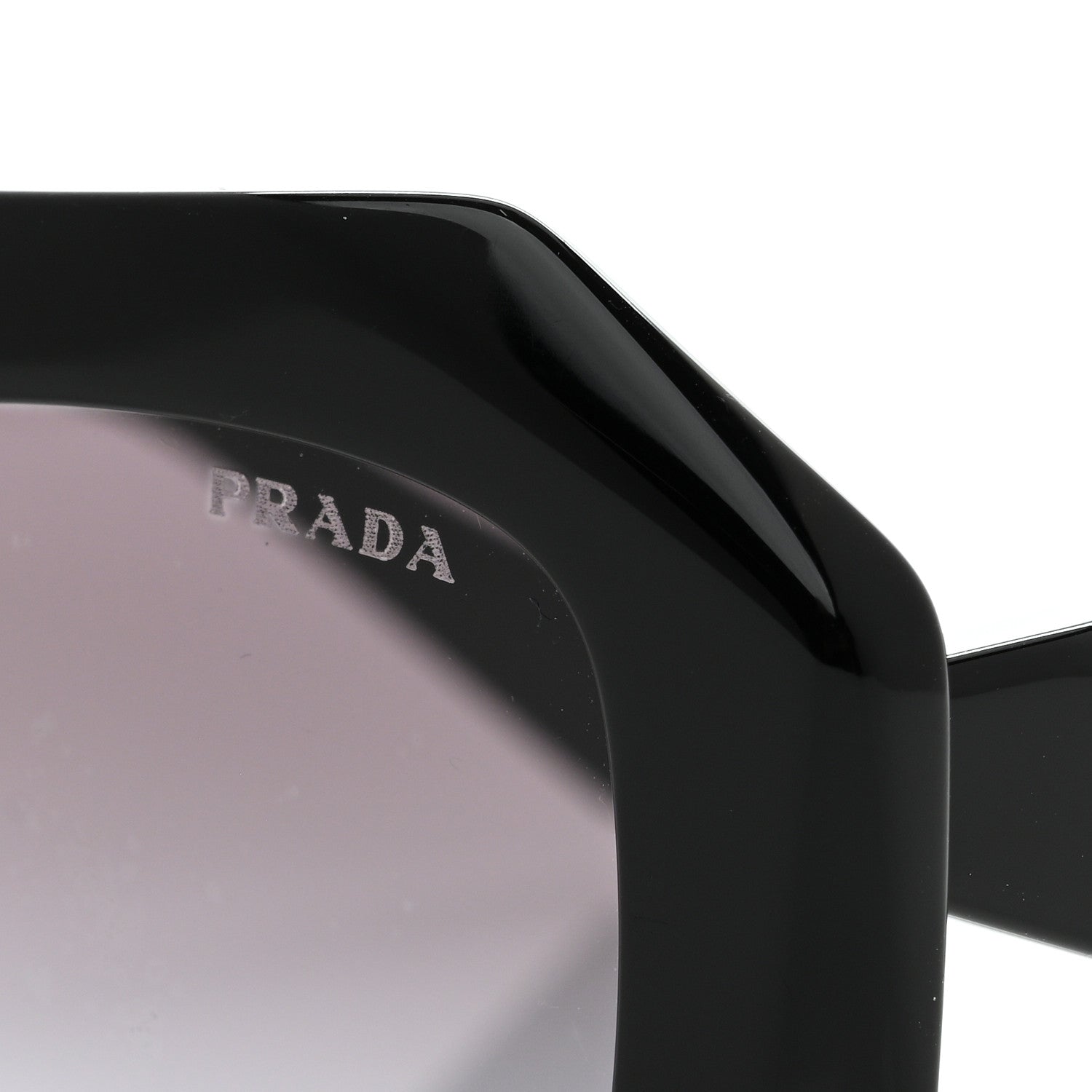 Prada Square Sunglasses — Black SPR 16W