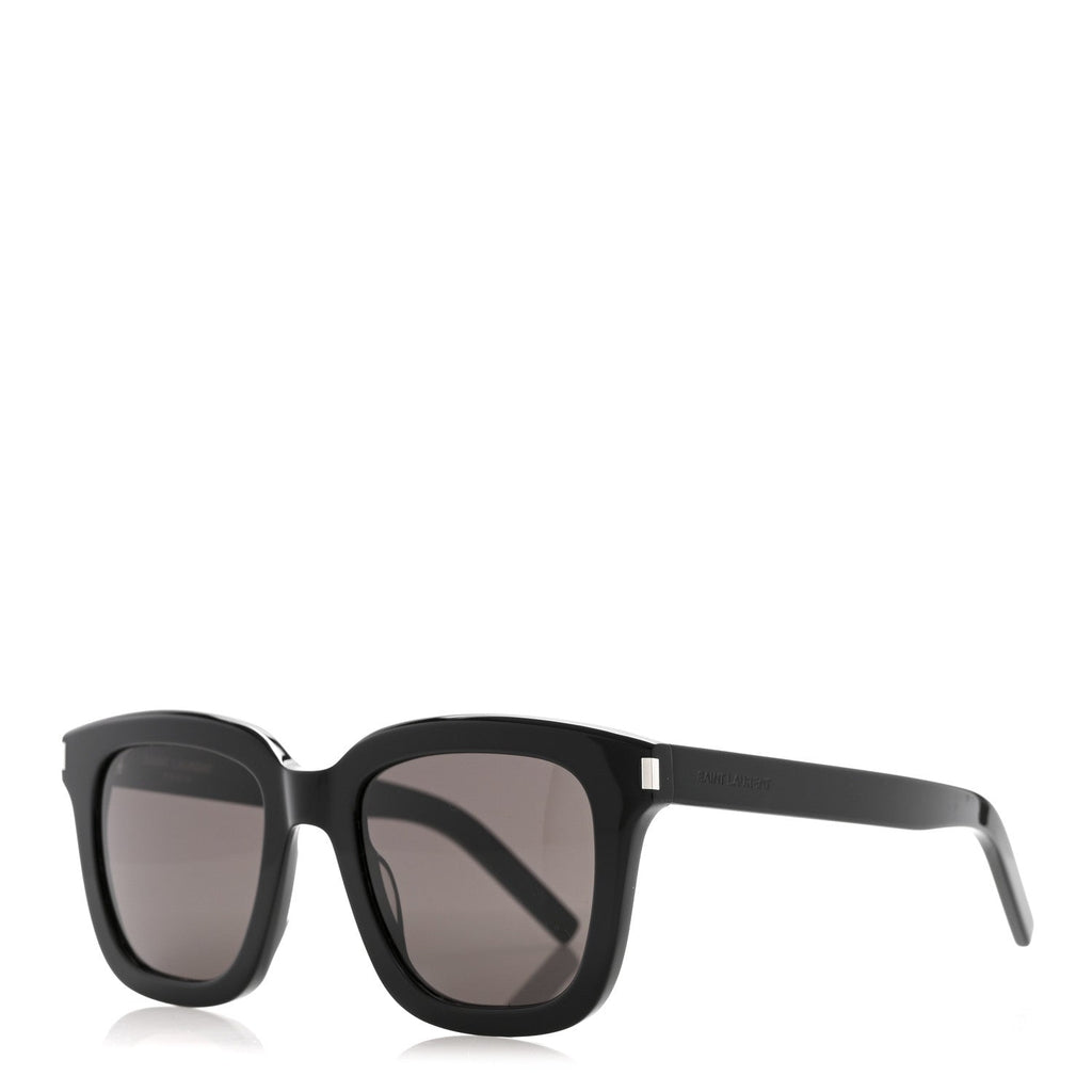 Saint Laurent Square Sunglasses — Black SL 465