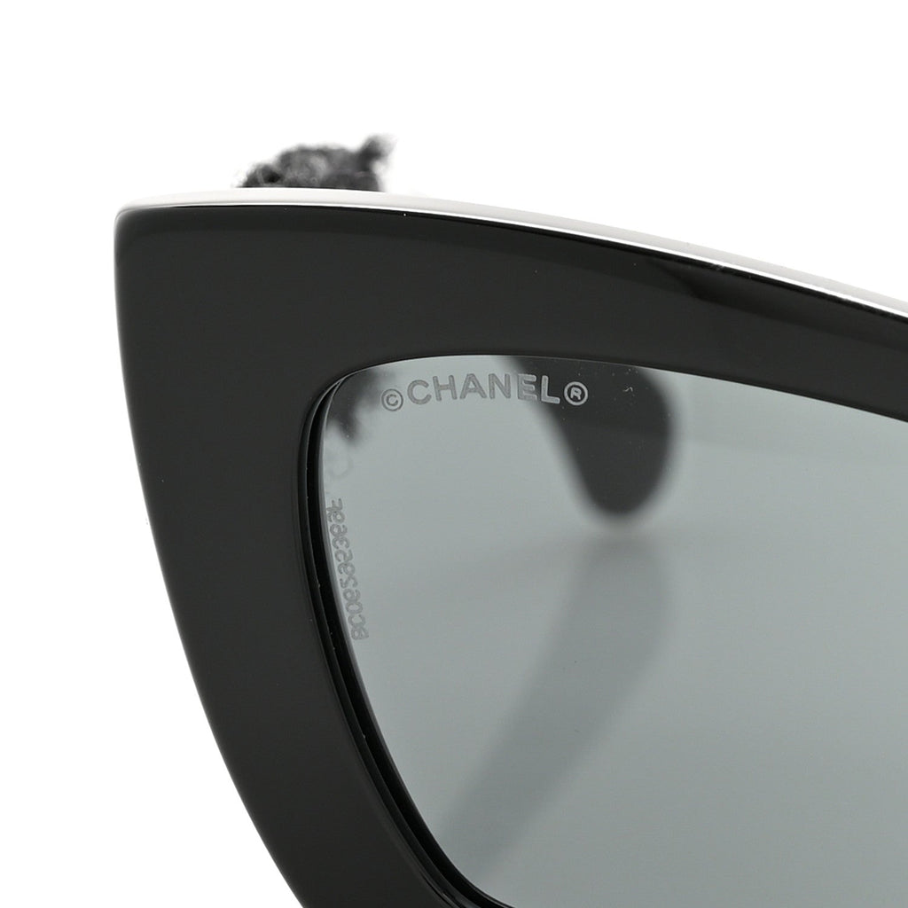 Chanel Cat-Eye Sunglasses — Black