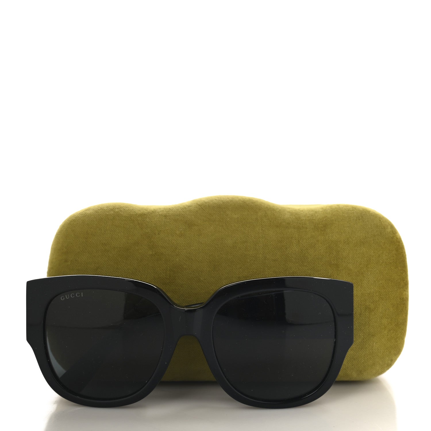 Gucci Square Sunglasses — Black