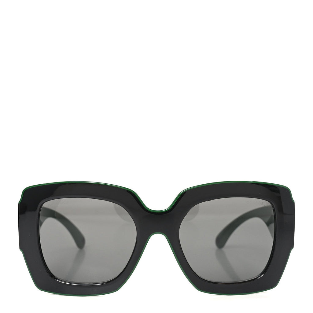 Chanel Square Sunglasses — Black