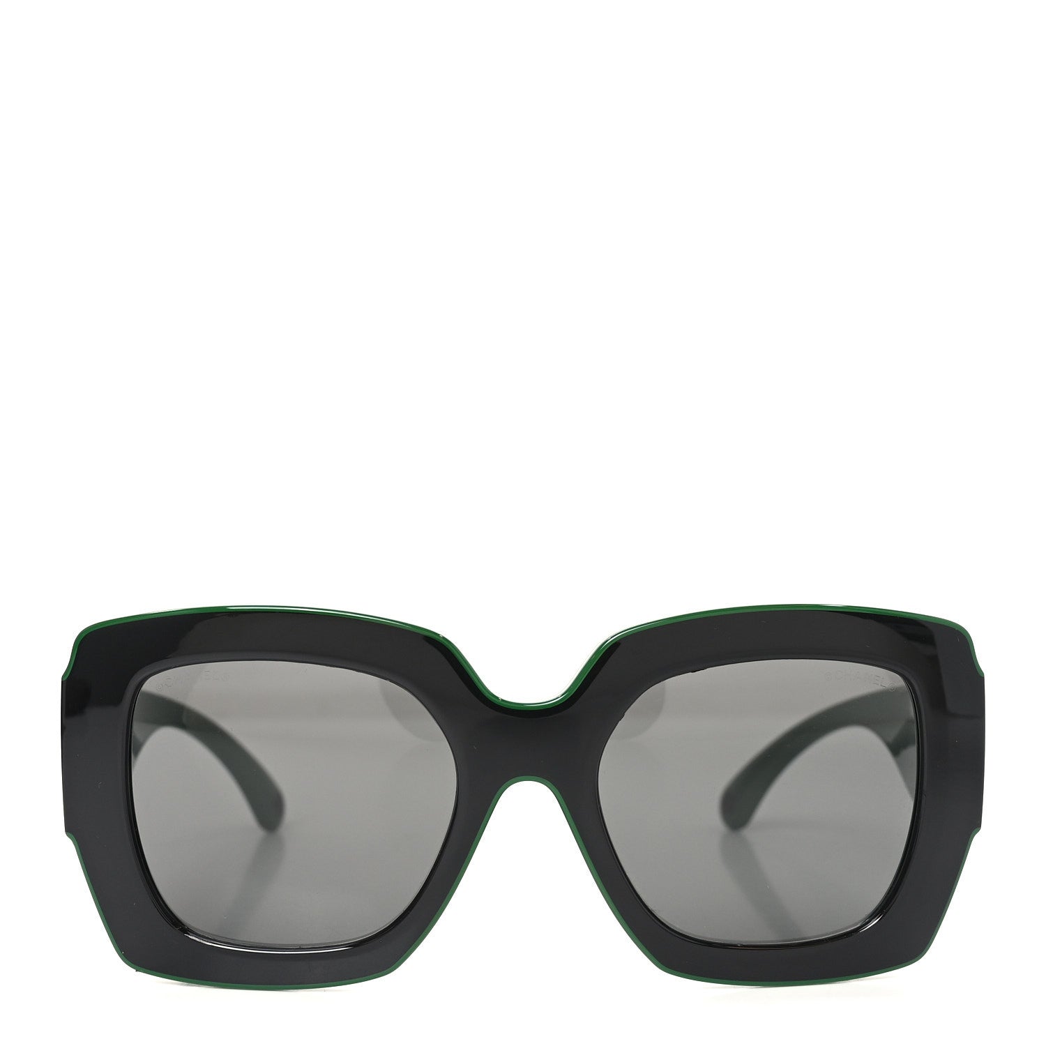 Chanel Square Sunglasses — Black