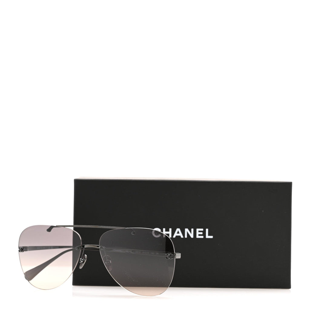 Chanel Aviator Sunglasses — Grey 4285-T