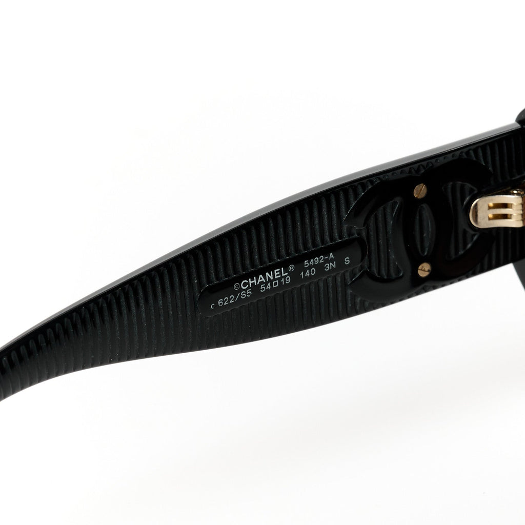 Chanel Oversized Sunglasses — Black 5492-A