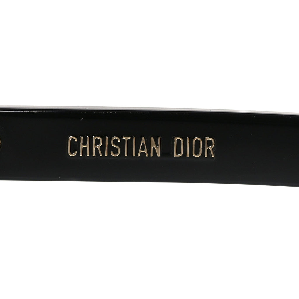 Dior Round Sunglasses — Black