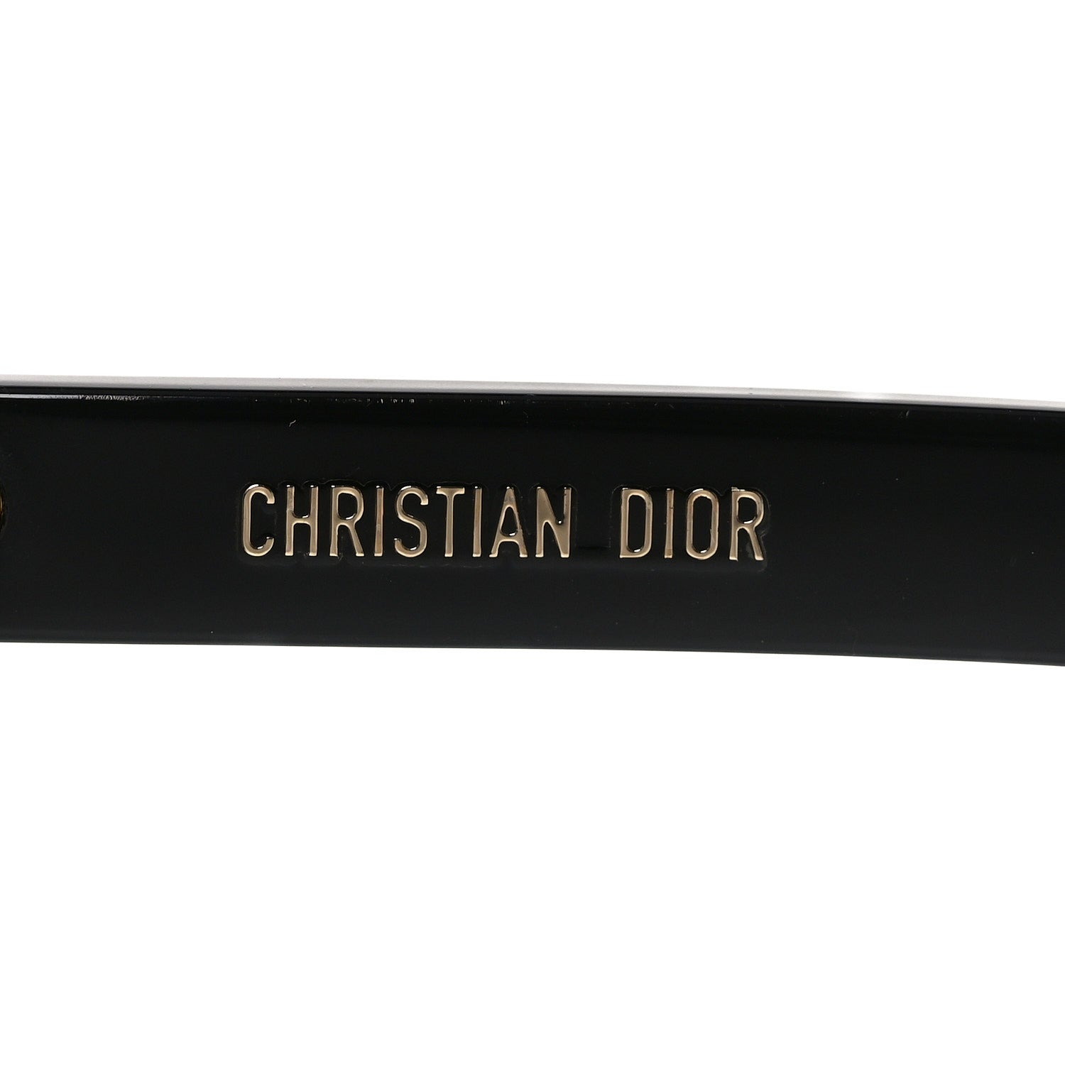 Dior Round Sunglasses — Black