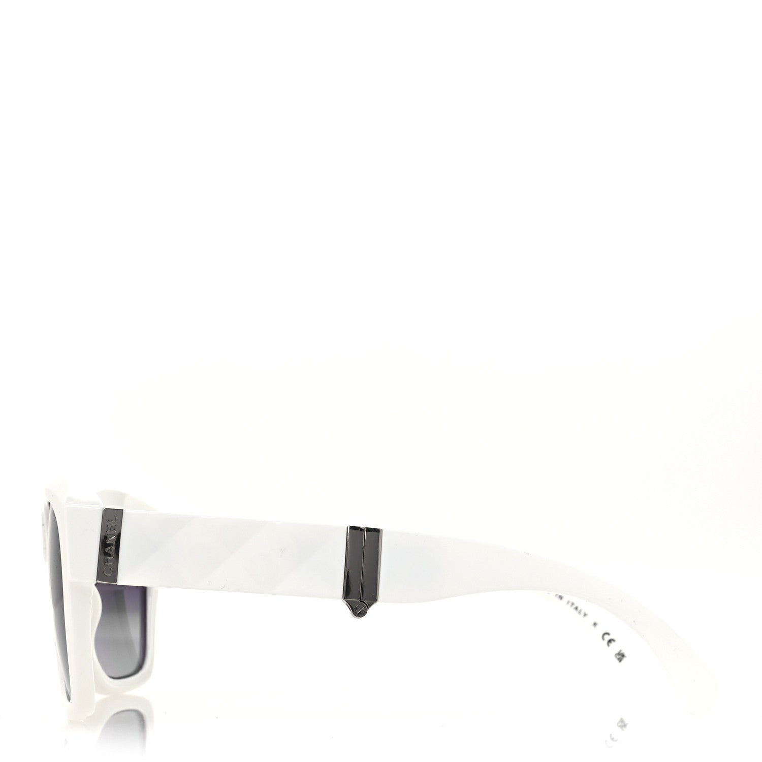 Chanel Square Sunglasses — White 6055-B