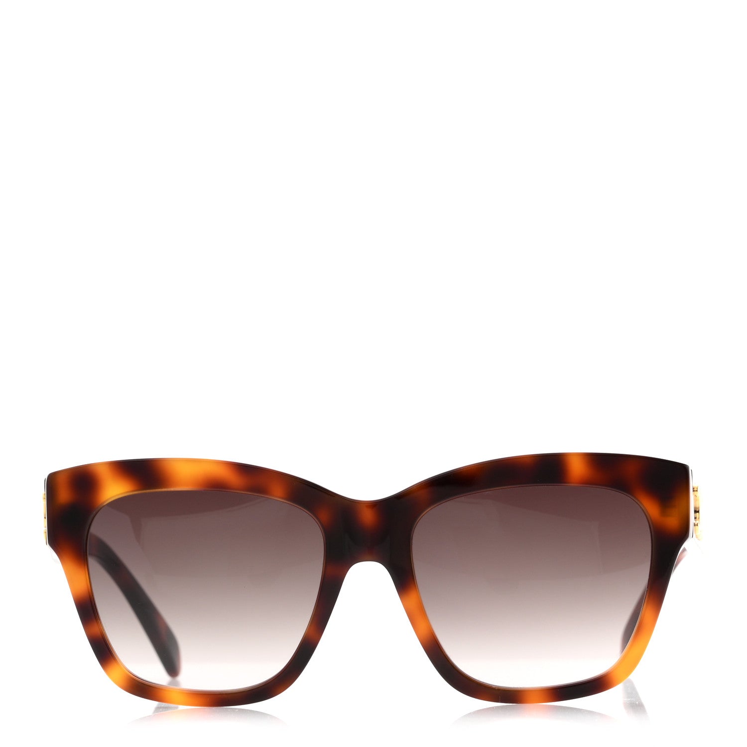 Celine Square Sunglasses — Havana
