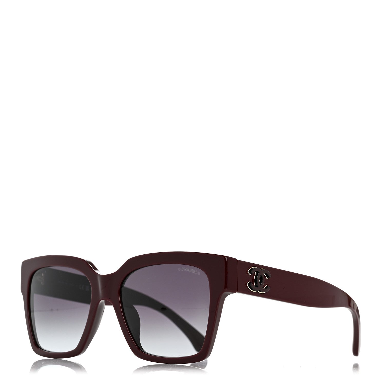 Chanel Butterfly Sunglasses — Burgundy 5557-A