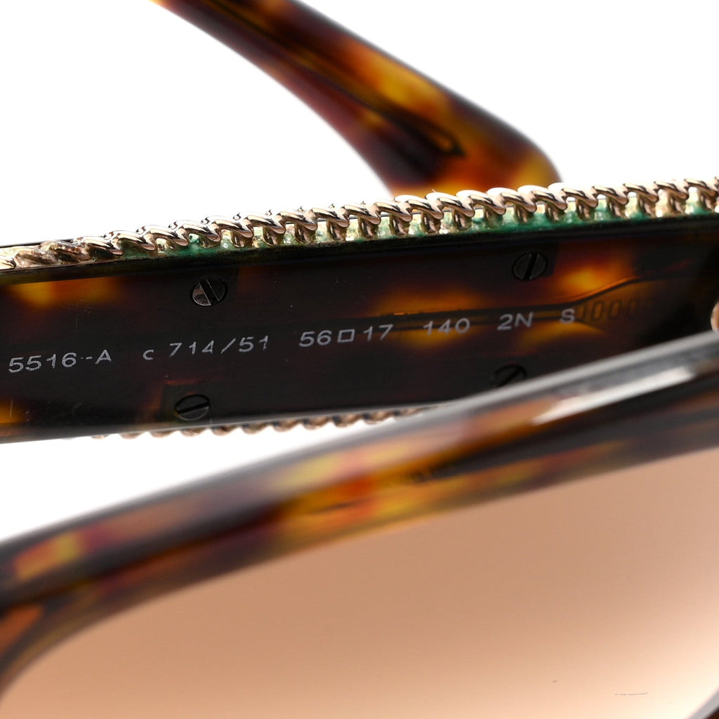 Chanel Square Sunglasses — Tortoise 5516-A