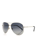Chanel Aviator Sunglasses — Silver 4189-T