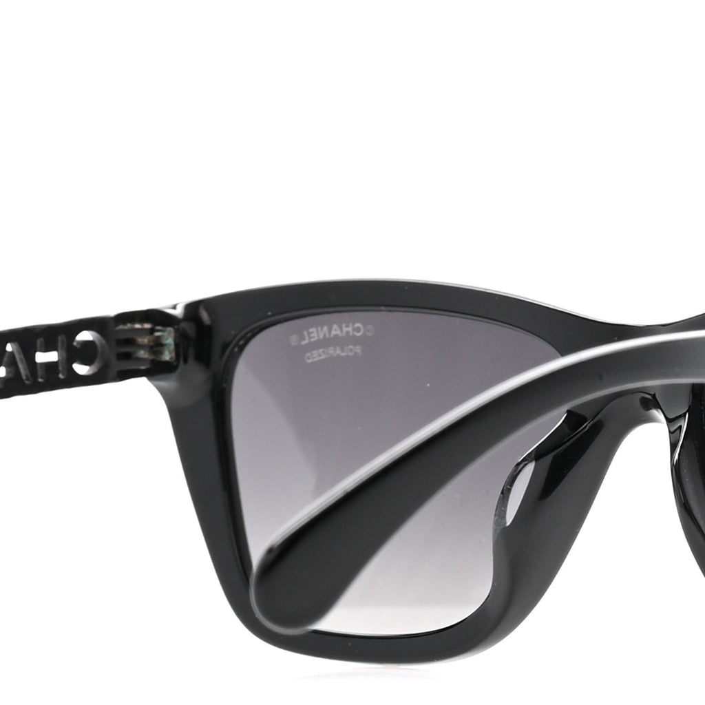 Chanel Square Sunglasses — Black