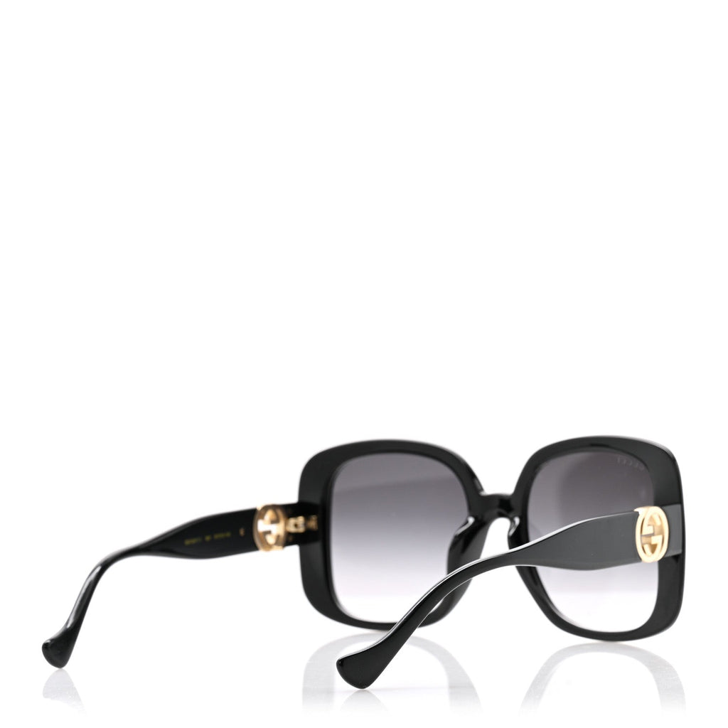 Gucci Square Sunglasses — Black
