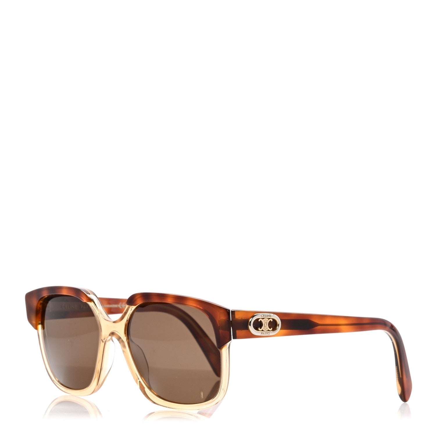 Celine Square Sunglasses — Tortoise