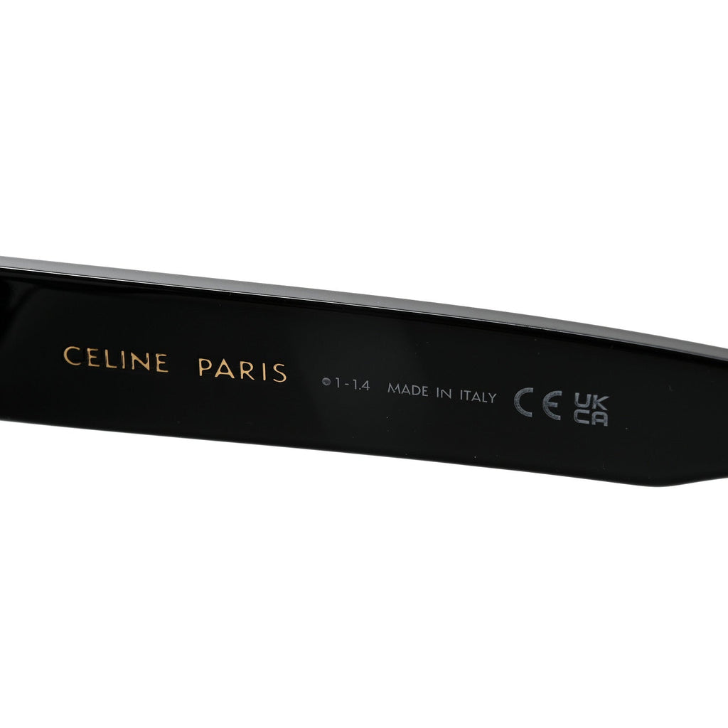 Celine Oval Sunglasses — Black