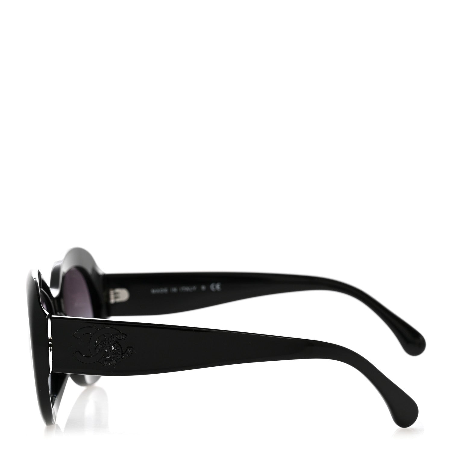 Chanel Round Sunglasses — Black 5469-B
