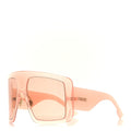Dior Oversized Sunglasses — Pink