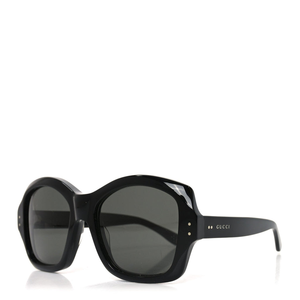 Gucci Rectangle Sunglasses — Black GG0624S