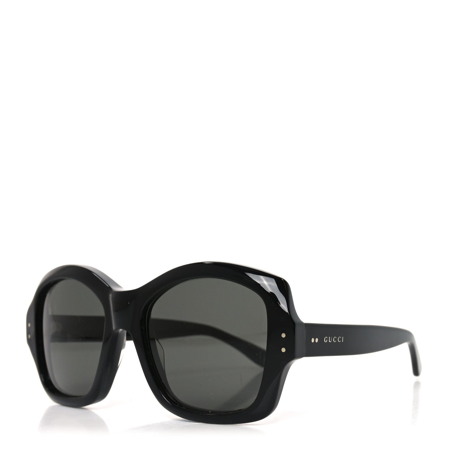 Gucci Rectangle Sunglasses — Black GG0624S