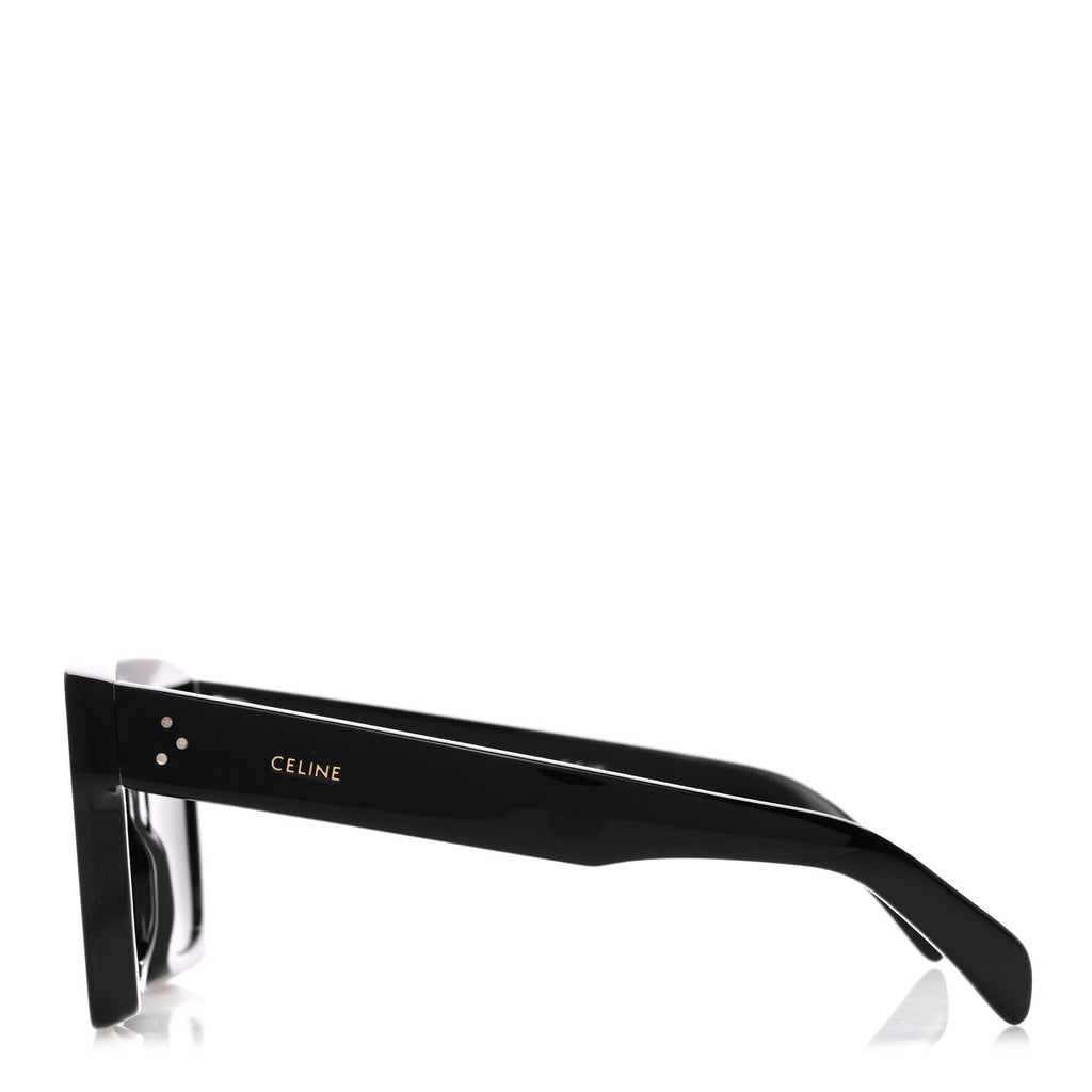 Celine Square Sunglasses — Black