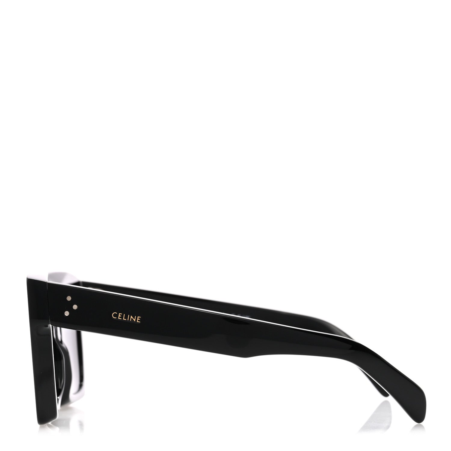 Celine Square Sunglasses — Black