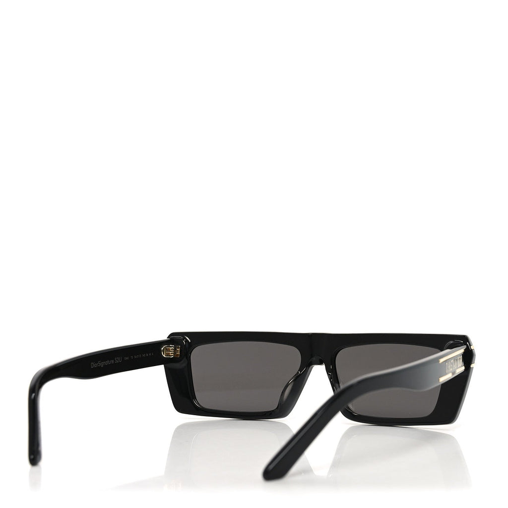 Dior Round Sunglasses — Black