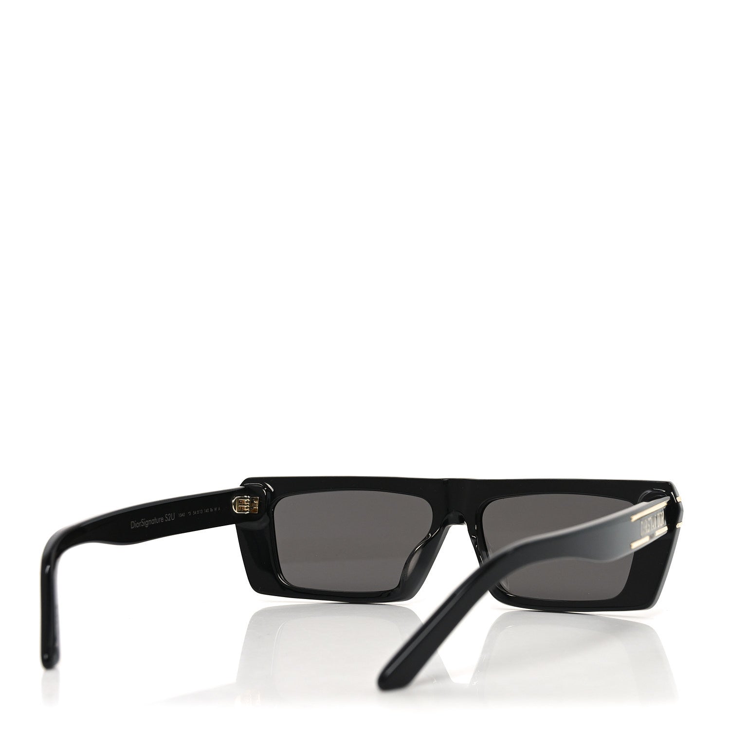 Dior Round Sunglasses — Black