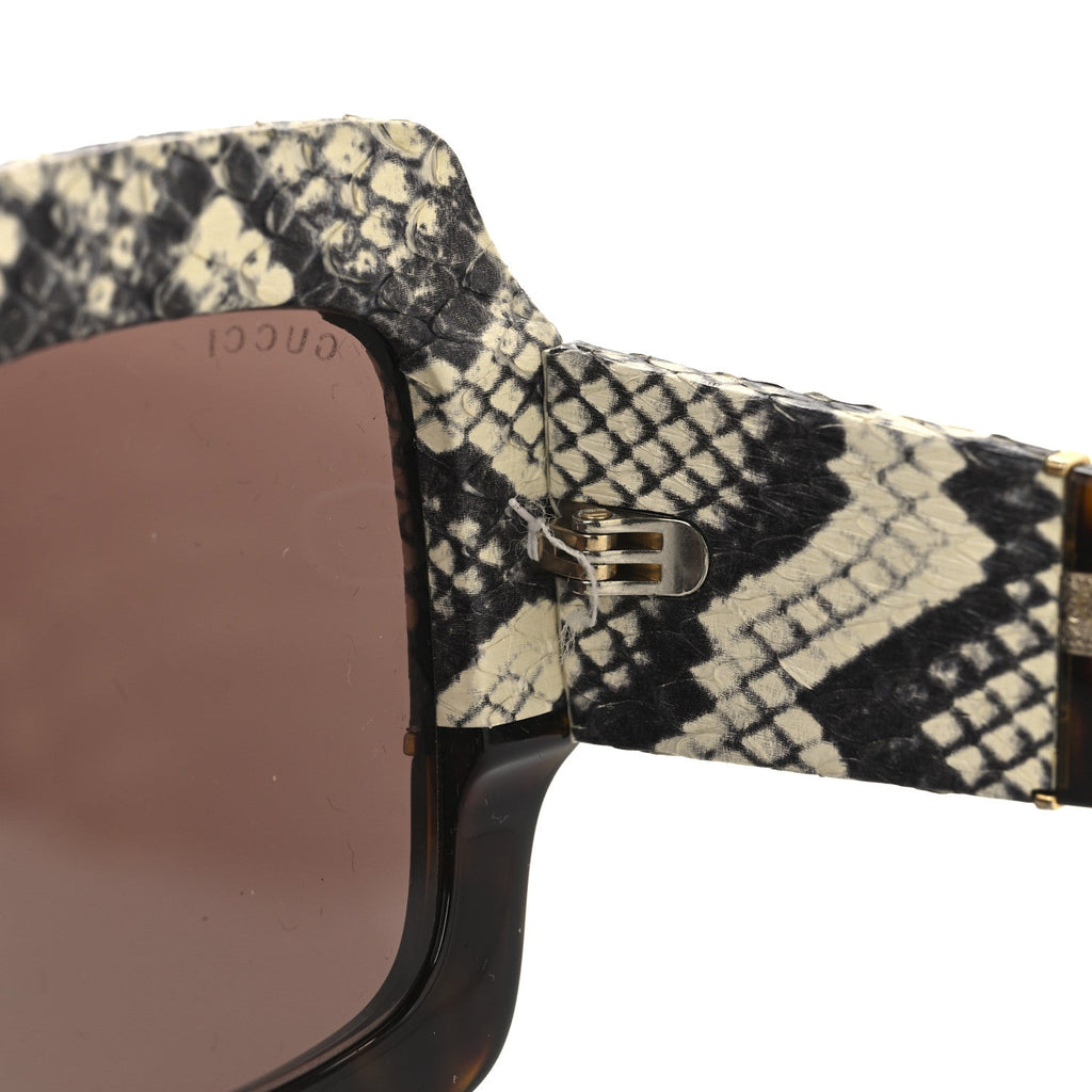 Gucci Square Sunglasses — Havana GG0484S
