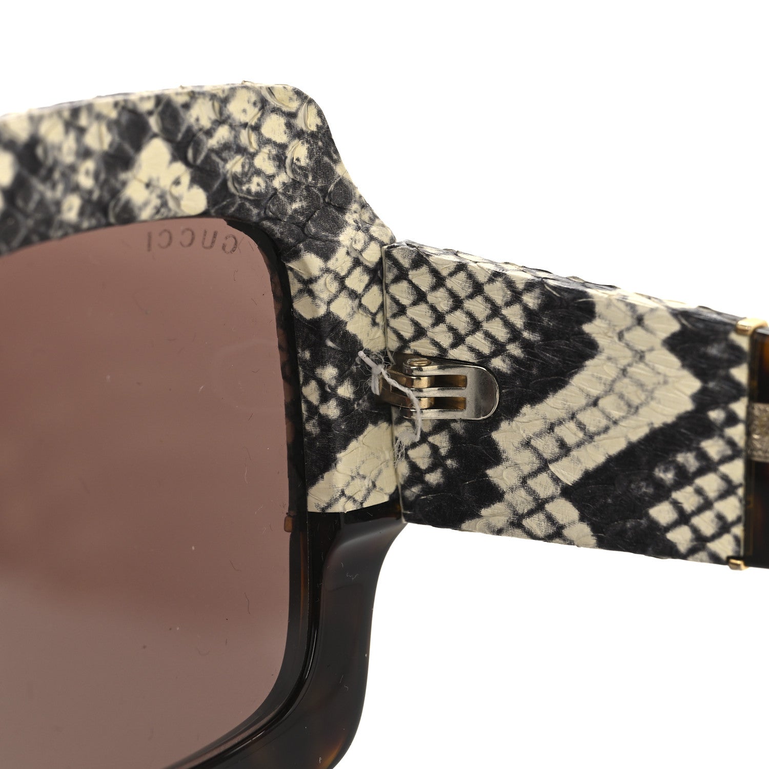 Gucci Square Sunglasses — Havana GG0484S