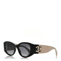 Chanel Oval Sunglasses — Black 5524-A