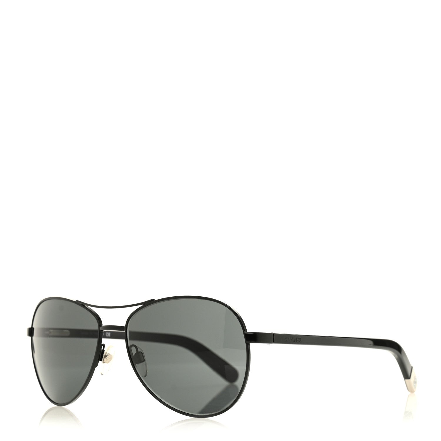 Chanel Aviator Sunglasses — Black