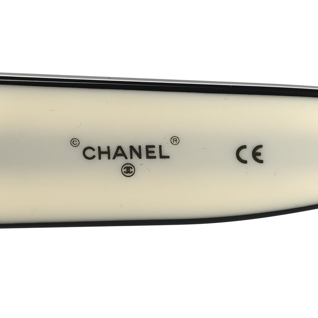 Chanel Oversized Sunglasses — White