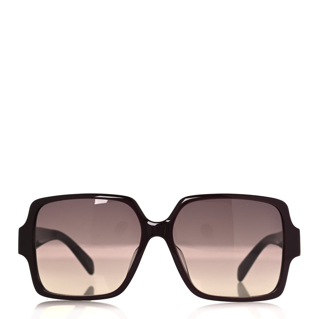Celine Square Sunglasses — Black