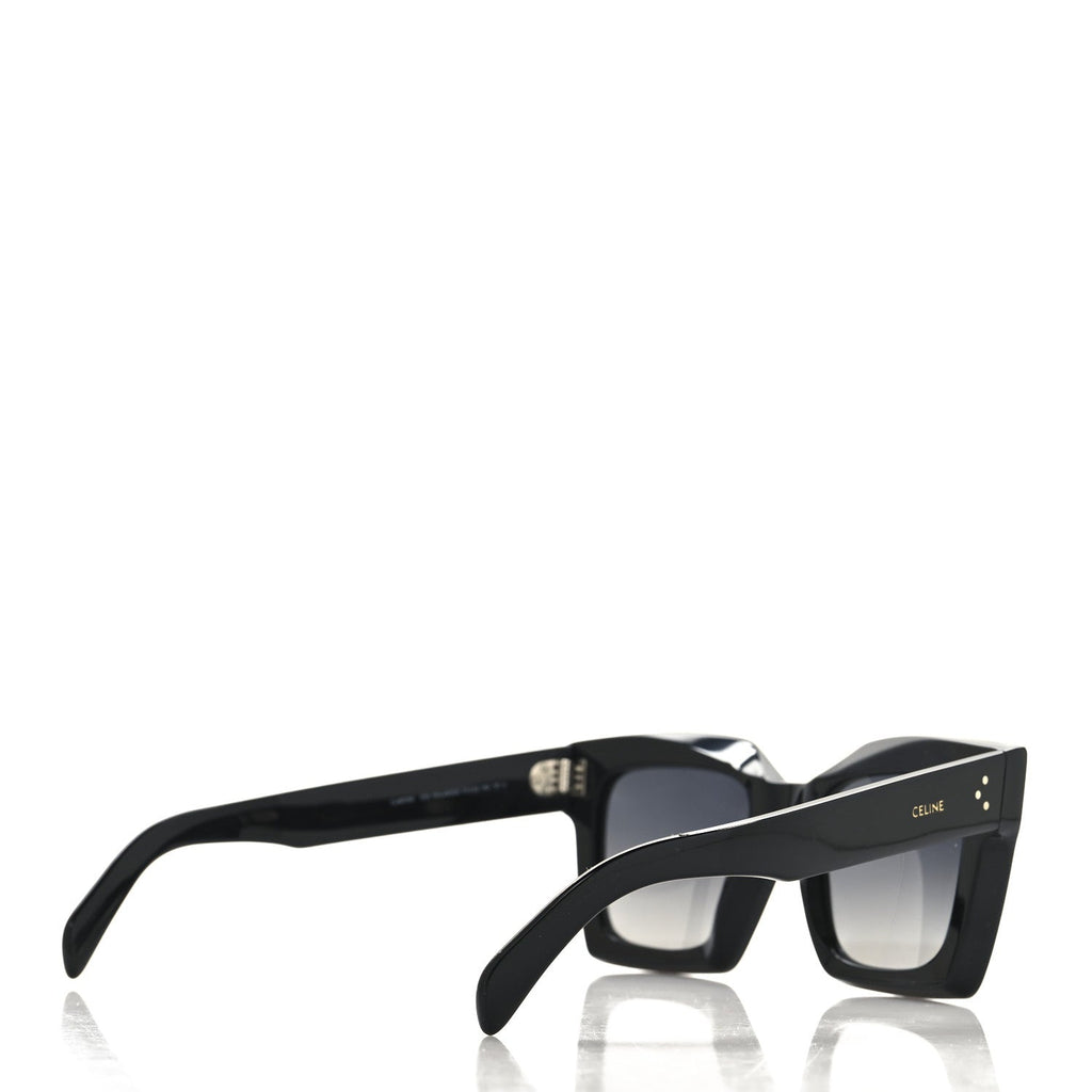 Celine Square Sunglasses — Black