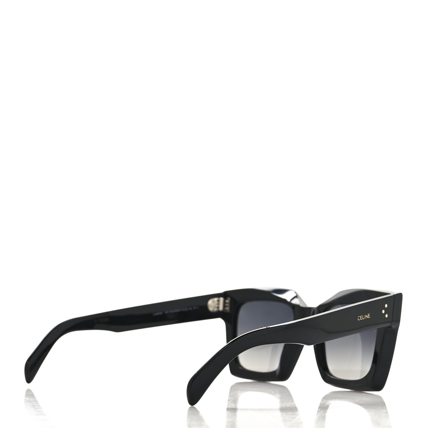 Celine Square Sunglasses — Black