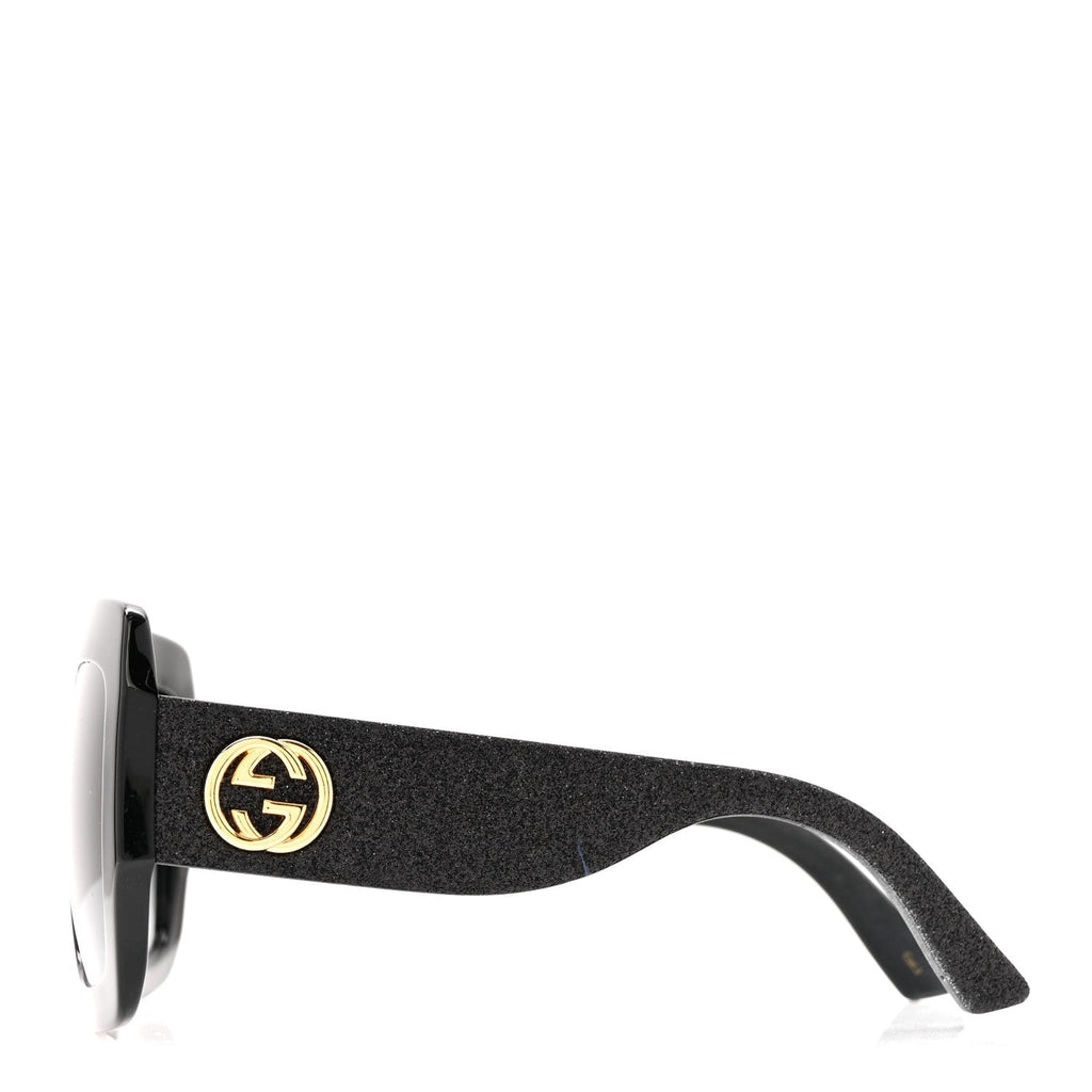 Gucci Square Sunglasses — Black GG0102S