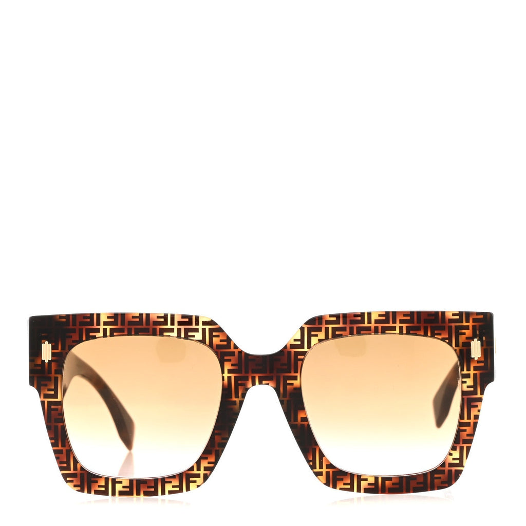 Fendi Square Sunglasses — Tortoise