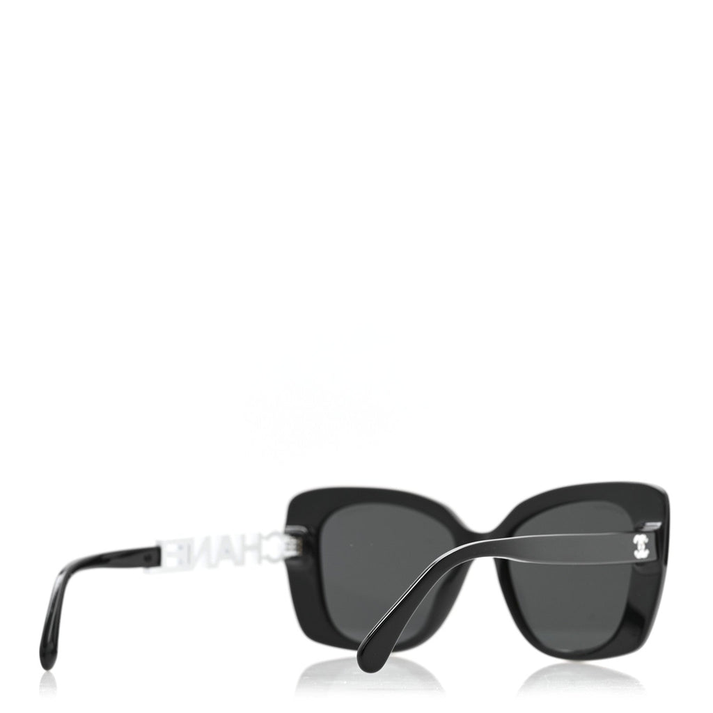Chanel Square Sunglasses — Black 5422-B
