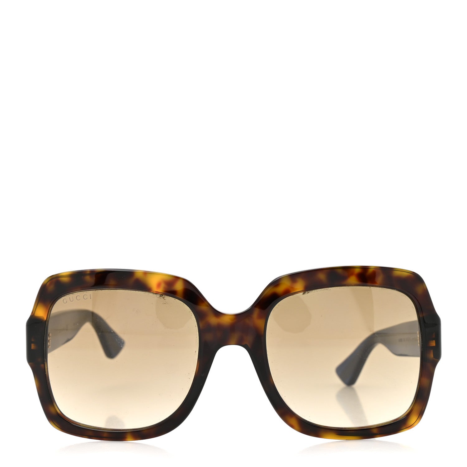 Gucci Square Sunglasses — Brown GG0036S