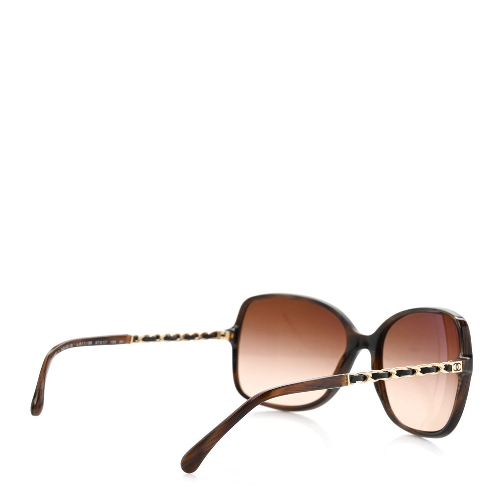 Chanel Square Sunglasses — Brown 5210-Q