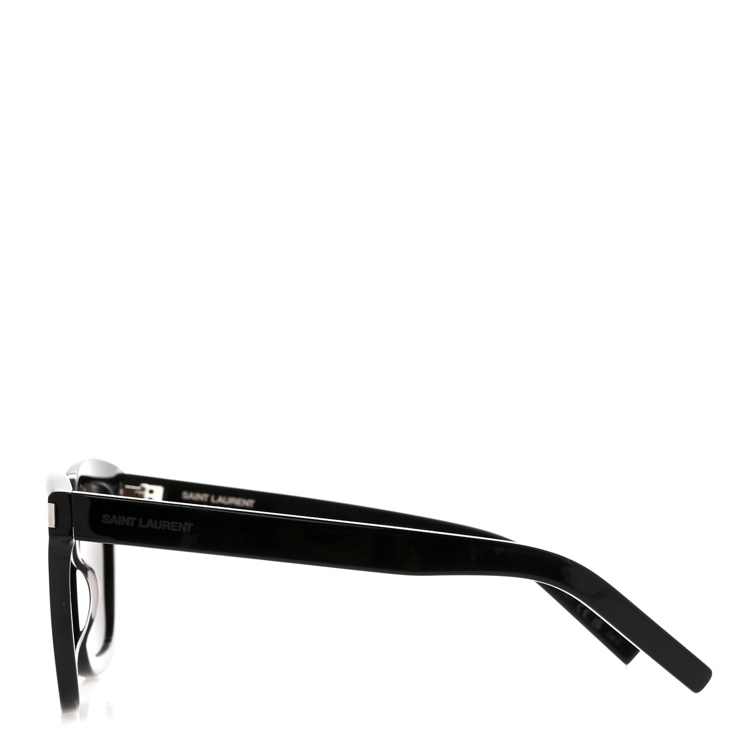 Saint Laurent Square Sunglasses — Black SL 465