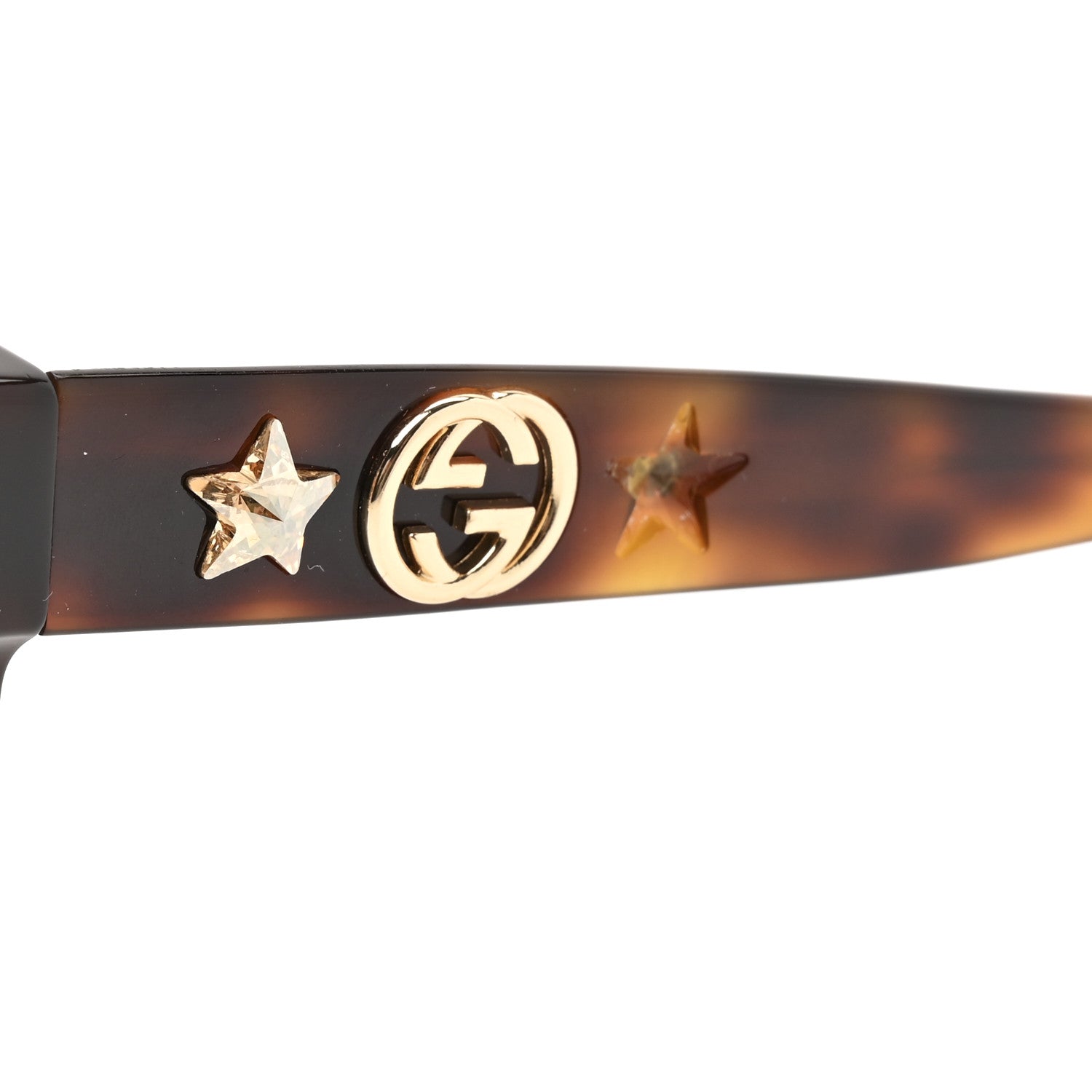 Gucci Round Sunglasses — Tortoise GG0208S