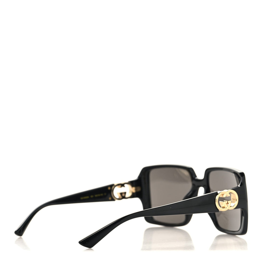Gucci Square Sunglasses — Black